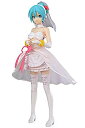 【中古】セガ 初音ミク Project DIVA Arcade Future Tone スーパープレミアムフィギュア“初音ミク-ホワイトドレス”