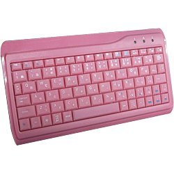 【中古】AOTECH 日本語78キー スリムミニキーボード [ ピンク ] AOK-78PI