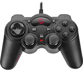 【中古】SPEEDLINK Thunderstrike USB PC Gamepad, Black (SL-6515-BK)
