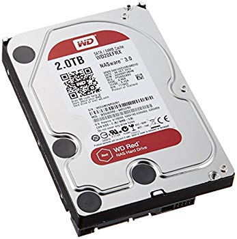 【中古】【非常に良い】WD HDD 内蔵ハードディスク 3.5インチ 2TB WD Red NAS用 WD20EFRX SATA3.0 5400..