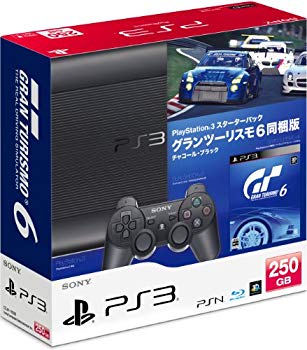 【中古】【非常に良い】PlayStation 3 スターターパック グランツーリスモ6同梱版 チャコール・ブラック (15周年アニバーサリーカー「Nissan GT-R NISMO GT3 15th Anniv rdzdsi3