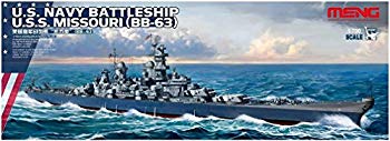 【中古】モンモデル 1/700 アメリカ海軍 戦艦 ミズーリ BB-63 色分け済みプラモデル MPS004 n5ksbvb