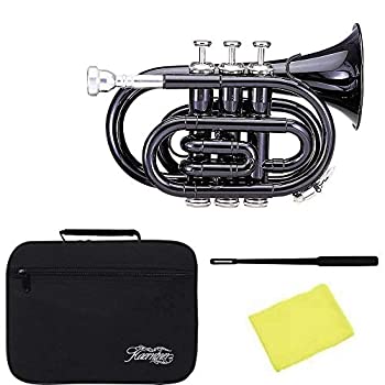【中古】Kaerntner ケルントナー ポケットトランペット KTR-33P/BK ブラック (セミハードケース付き)
