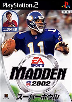 【中古】【非常に良い】マッデンNFLスーパーボウル2002【メーカー名】エレクトロニック・アーツ【メーカー型番】【ブランド名】エレクトロニック・アーツ【商品説明】マッデンNFLスーパーボウル2002当店では初期不良に限り、商品到着から7日間は返品を 受付けております。他モールとの併売品の為、完売の際はご連絡致しますのでご了承ください。中古品の商品タイトルに「限定」「初回」「保証」などの表記がありましても、特典・付属品・保証等は付いておりません。品名に【import】【輸入】【北米】【海外】等の国内商品でないと把握できる表記商品について国内のDVDプレイヤー、ゲーム機で稼働しない場合がございます。予めご了承の上、購入ください。掲載と付属品が異なる場合は確認のご連絡をさせていただきます。ご注文からお届けまで1、ご注文⇒ご注文は24時間受け付けております。2、注文確認⇒ご注文後、当店から注文確認メールを送信します。3、お届けまで3〜10営業日程度とお考えください。4、入金確認⇒前払い決済をご選択の場合、ご入金確認後、配送手配を致します。5、出荷⇒配送準備が整い次第、出荷致します。配送業者、追跡番号等の詳細をメール送信致します。6、到着⇒出荷後、1〜3日後に商品が到着します。　※離島、北海道、九州、沖縄は遅れる場合がございます。予めご了承下さい。お電話でのお問合せは少人数で運営の為受け付けておりませんので、メールにてお問合せお願い致します。営業時間　月〜金　11:00〜17:00お客様都合によるご注文後のキャンセル・返品はお受けしておりませんのでご了承ください。ご来店ありがとうございます。