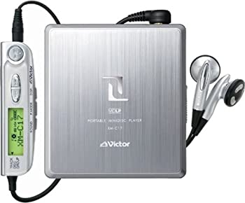 【中古】【非常に良い】JVC XM-C17-S ポータブルMDプレーヤー シルバー