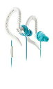 【中古】【非常に良い】yurbuds FOCUS 300 aqua イヤフック装備スポーツイヤホン フォーカス300 マイク付き1ボタンリモコン搭載 アクアホワイト YBWNFOCU03ANW 【国内正 qqffhab