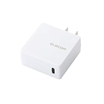 【中古】【非常に良い】エレコム AC充電器/2.4A出力/Type-Cメス1ポート/ホワイト dwos6rj