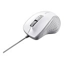 【中古】バッファロー BSMBU300WH 有線 BlueLED 静音 5マウス ホワイト n5ksbvb