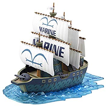 【中古】ワンピース 偉大なる船(グランドシップ)コレクション 海軍軍艦 (From TV animation ONE PIECE) 色分け済みプラモデル mxn...