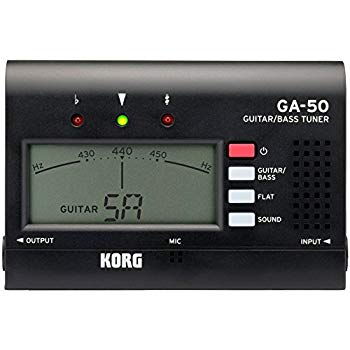 【中古】【非常に良い】KORG ギター/ベース用チューナー GA-50 個人練習に最適 アウトプット有り 多弦ギター 多弦ベース フラットチューニング ロングス...