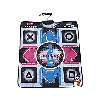 【中古】ダンスパッド Bewinner 滑り止め 耐久性 耐摩耗 高感度 ダンスステップ ダンスマット USB接続 幅広い互換性 PC用 ダンサーブランケット ダンスゲ