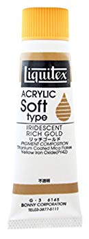 【中古】リキテックス アクリル絵具 リキテックスカラー ソフトタイプ リッチゴールド 6145 20ml(6号) wgteh8f