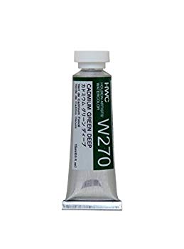 【中古】ホルベイン 透明水彩絵具 カドミウムグリーンディープ W270 15ml(5号) g6bh9ry