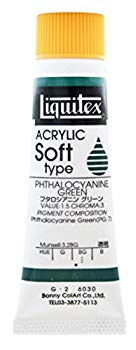 【中古】リキテックス アクリル絵具 リキテックスカラー ソフトタイプ フタロシアニングリーン 6030 20ml(6号) qqffhab