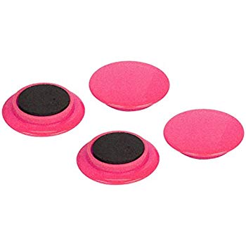 【中古】E-Value カラーマグネット 大 直径40mm 4個入 レッド EMT-04RE 2zzhgl6