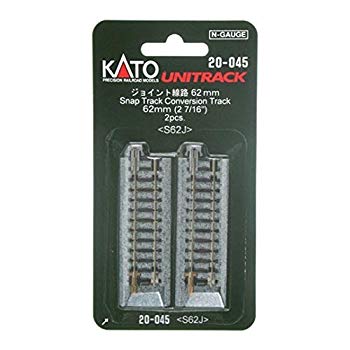 【中古】KATO Nゲージ ジョイント線路 62mm 2本入 20-045 鉄道模型用品 cm3dmju