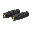 【中古】アクロス 中継コネクタ ステレオミニプラグ変換/メスメス型/ステレオミニジャック3.5mm-ステレオミニジャック3.5mm (2個入) AVC119 o...