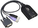 【中古】【非常に良い】ATEN ATEN製 スマートカードリーダー対応 DVI・USBコンピューターモジュール KA7166