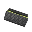 【中古】エレコム ワイヤレスキーボード Bluetooth Windows/Androidタブレット対応 パンタグラフ ブラック TK-FBP067BK