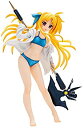 【中古】魔法少女リリカルなのはThe MOVIE 2nd A's フェイト・テスタロッサ 水着パーカーstyle 1/8スケール PVC製 塗装済み完成品フィギュア(3)