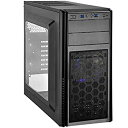 【中古】【非常に良い】SilverStone Precisionシリーズ ATX/MicroATX対応PCケース ブラック パフォーマンス向け仕様 SST-PS...