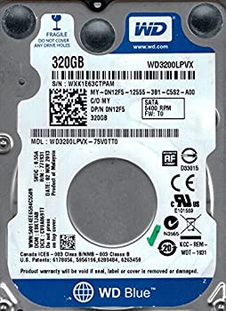 【中古】【非常に良い】Western Digital wd3200lpvx-75?V0tt0?320?GB DCM : ebktjab 【中古】【非常に良い】Western Digital wd3200lpvx-75?V0tt0?320?GB DCM : ebktjab