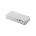 【中古】エレコム スイッチングハブ 8ポート 10/100Mbps マグネット付き 電源内蔵 EHC-F08PN-JW