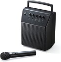 【中古】【非常に良い】サンワダイレクト ワイヤレスマイク スピーカーセット 拡声器 アンプ内蔵スピーカー 会議 イベント 対応 マイク入力2系統 18W 400...