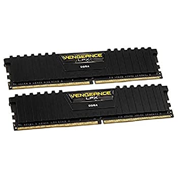 【中古】CORSAIR DDR4 メモリモジュール VENGEANCE LPX Series 16GB×2枚キット CMK32GX4M2B3000C15