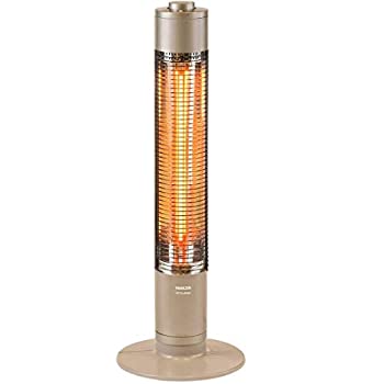 【中古】【非常に良い】[山善] グラファイトヒーター(900W/450W 2段階切替) 自動首振り機能付 シャンパ..