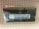 【中古】【非常に良い】Micron 2?GB ddr3メモリSo - Dimm 204pin pc3???10600s 1333?MHz mt16jsf2566...