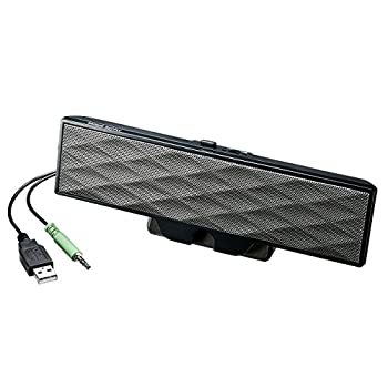 Other - 【中古】サンワサプライ USB電源サウンドバースピーカー 6W クリップ式 MM-SPL11UBK