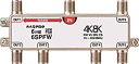【中古】【非常に良い】マスプロ電工 新4K8K衛星放送(3224MHz)対応 6分配器 1端子電流通過型 6SPFW(2)