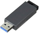【中古】【非常に良い】I-O DATA ノック式USBメモリー 64GB U3-PSH64G/K USB 3.0/2.0対応/ブラック