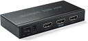 【中古】【非常に良い】サンワダイレクト HDMI分配器 1入力2出力 同時出力 4K / 60Hz 対応 HDCP2.2対応 400-VGA013