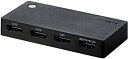 【中古】【非常に良い】エレコム HDMI切替器 【PS4/PS3/Switch対応】 3入力1出力 自動/手動切替 ケーブルなしモデル ブラック DH-SWL3...