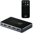 【中古】【非常に良い】サンワダイレクト HDMI切替器 4K 60Hz 4入力1出力 HDR HDCP2.2 リモコン付 PS4 PRO/Xbox One 対応...