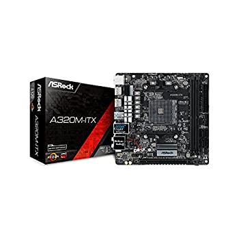 【中古】ASRock AMD A320チップセット搭載 Mini-ITXマザーボード A320M-ITX