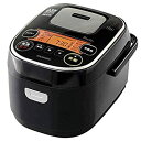 【中古】【非常に良い】アイリスオーヤマ IH炊飯器 3合 IH式 31銘柄炊き分け機能 極厚火釜 玄米ブラック RC-IE30-B(2)
