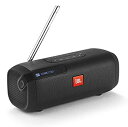 【中古】【非常に良い】JBL TUNER FM Bluetoothスピーカー ポータブル/ラジオ/ワイドFM対応 ブラック JBLTUNERFMBLKJN 【国内正規品】