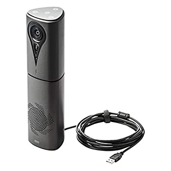 【中古】【非常に良い】サンワダイレクト WEB会議マイクスピーカー カメラ内蔵 フルHD Skype/FaceTime 対応 全指向性 USB接続 400-MC013