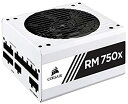 【中古】【非常に良い】Corsair RM750x White -2018-750W PC電源ユニット 80PLUS GOLD PS829 CP-9020187-JP