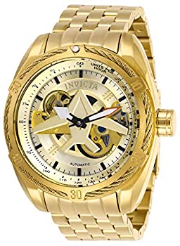 【中古】Invicta Men's Aviator Gold-Tone Steel Bracelet & Case Automatic Analog Watch 28211 【中古】Invicta Men's Aviator Gold-Tone Steel Bracelet & Case Automatic Analog Watch 28211