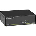【中古】【非常に良い】Black Box NIAP 3.0 セキュア 2ポート シングルヘッド DisplayPort KVMスイッチ - 2コンピューター -...