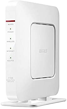 【中古】【非常に良い】バッファロー 11ac対応 866+300Mbps 無線LANルータ(親機単体)(ホワイト) WSR-1166DHP4-WH