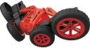 【中古】【非常に良い】27MHz R/C アクションバギー スピン ラリアット 赤 電動ラジオコントロール 高速回転スタントカー SPLA-R-3480