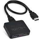 【中古】【4K@60Hz安定版】avedio links HDMI 分配器 1入力2出力 2画面 同時出力 4K HDMI 分配機 スプリッター 2ポートFULL HD 1080P 3D HDCP2.2 PS5 Xbo