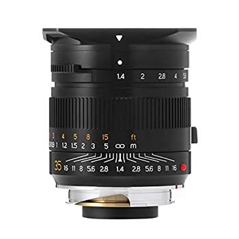 【中古】【非常に良い】【国内正規品】銘匠光学 TTArtisan 単焦点レンズ 35mm f/1.4 ASPH (ライカM ブラック)