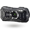 【中古】【非常に良い】RICOH WG-70 ブラック リコー本格防水デジタルカメラ 14m防水 (連続2時間) 1.6m耐衝撃 防塵 -10℃耐寒 アウトドア...