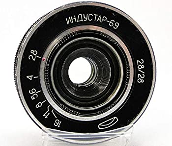 【中古】【非常に良い】INDUSTAR-69 28mm f/2.8 Soviet Wide Angle Pancake Lens M39 MMZ-LOMO 33